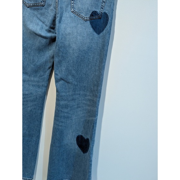 Johnny Was Women's Darling Amore Medium Wash Straight Flare Jeans New-Size 26 - Picture 12 of 16